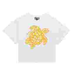 صورة Kız Çocuk Turtle Vichy Galathe Tişört