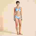 صورة Kadın Tahiti Flowers Flechett Bikini Üstü