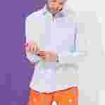 صورة Erkek Caroubis Keten Gömlek