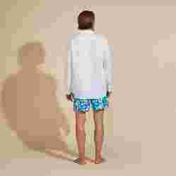 صورة Erkek Caroon Keten Gömlek