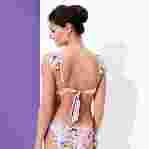 صورة Kadın Rainbow Flowers Lizzy Bikini Üstü