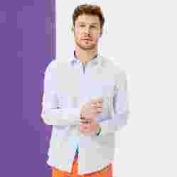 صورة Erkek Caroubis Keten Gömlek