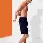 صورة Erkek Baie Keten Bermuda