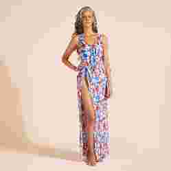 صورة Kadın Tahiti Flowers Pareo