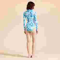 صورة Kadın Tahiti Flowers Lexya UV Korumalı Tişört