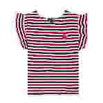 صورة Kız Çocuk Striped Genny Tişört