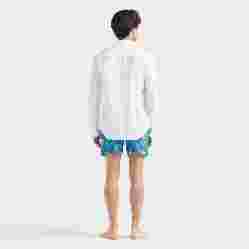 صورة Erkek Caroubis Pamuk-Keten Gömlek