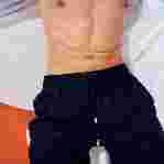 صورة Erkek Baie Keten Bermuda