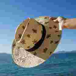 صورة Kadın Vilebrequin x Borsalino Claudia Şapka