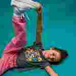 صورة Kız Çocuk Gitty Multicolore Turtle Tişört