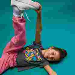 صورة Kız Çocuk Gitty Multicolore Turtle Tişört